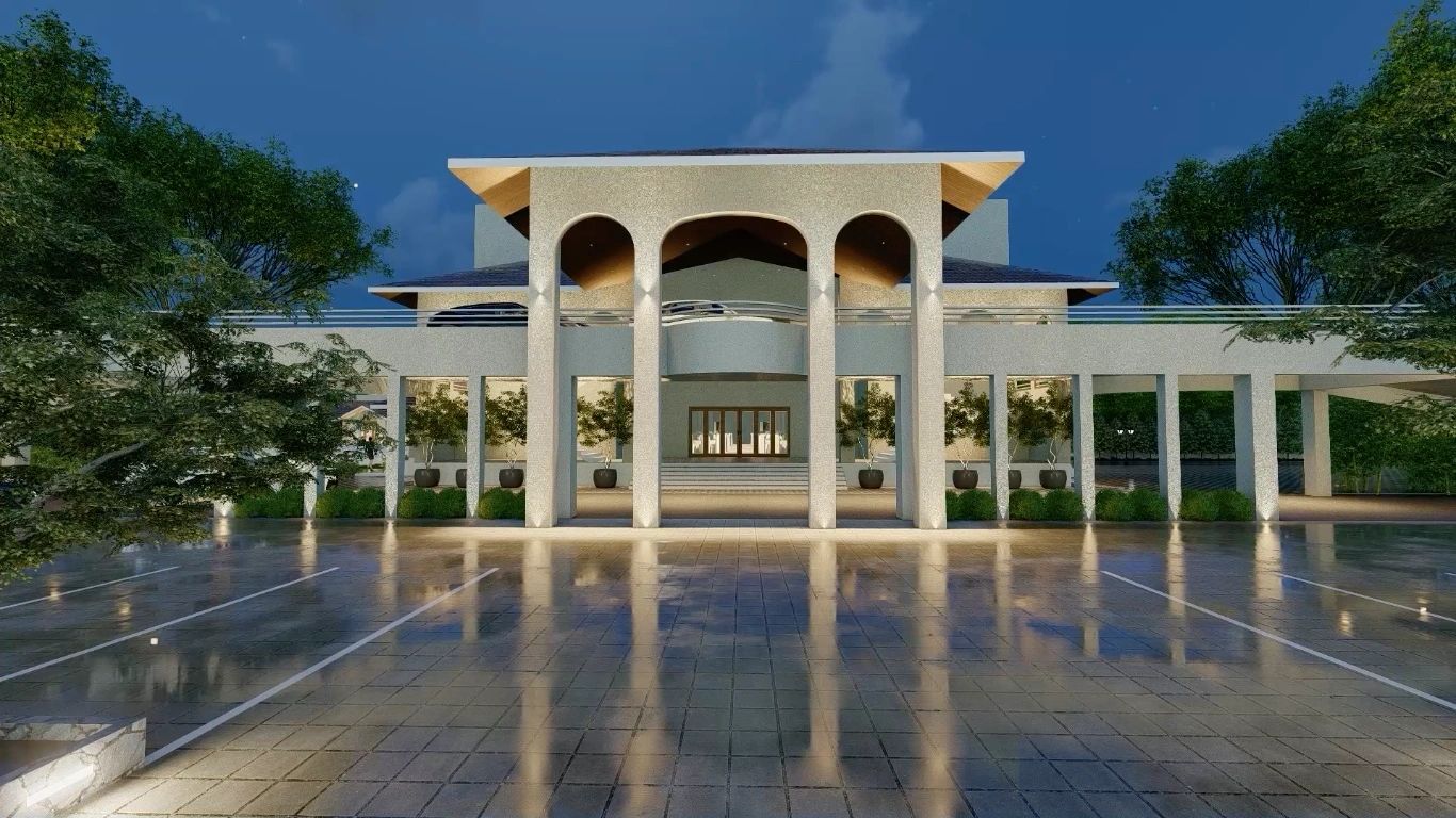 Nabhangan venue entrance rendering