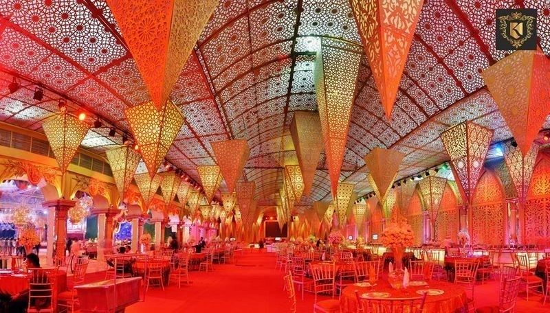 Decorated event hall